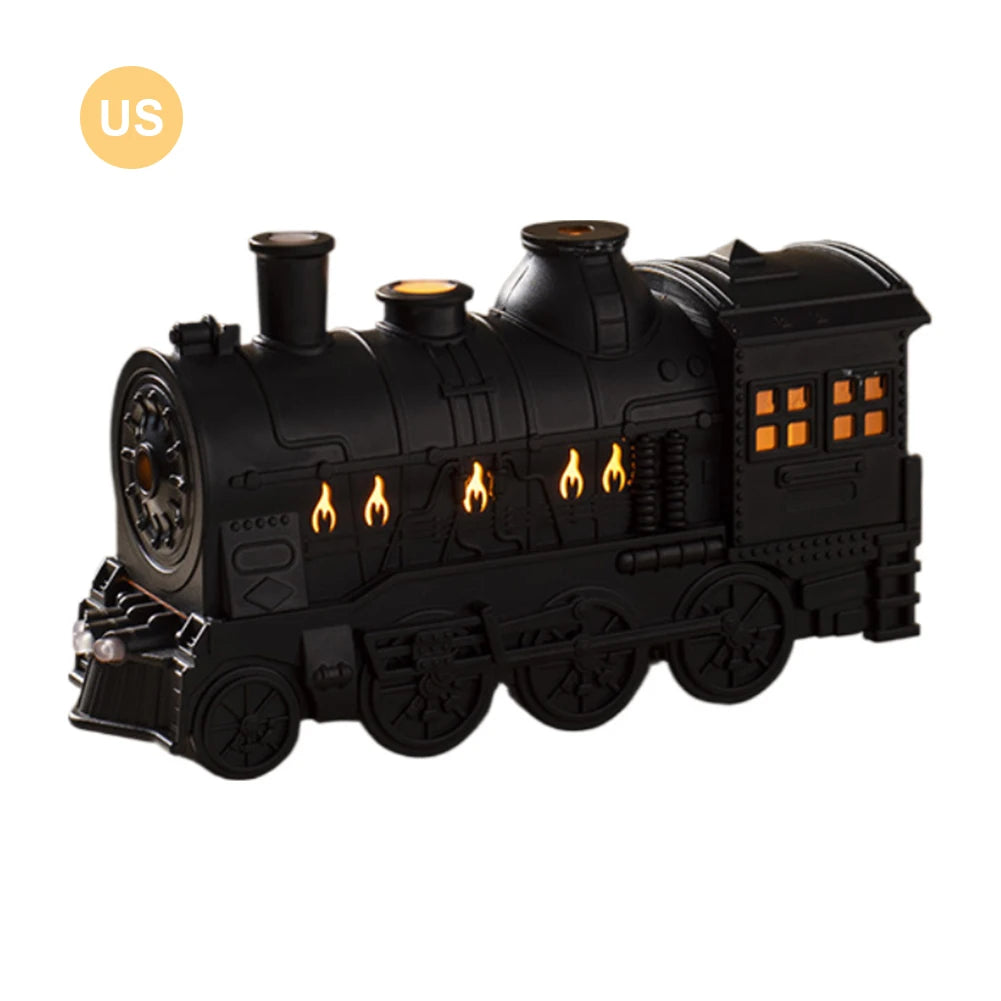 300Ml Mini Train Shape Essential Oil Diffuser with Light Cool Mist Air Humidifier Aromatherapy Diffuser for Home Office Bedroom