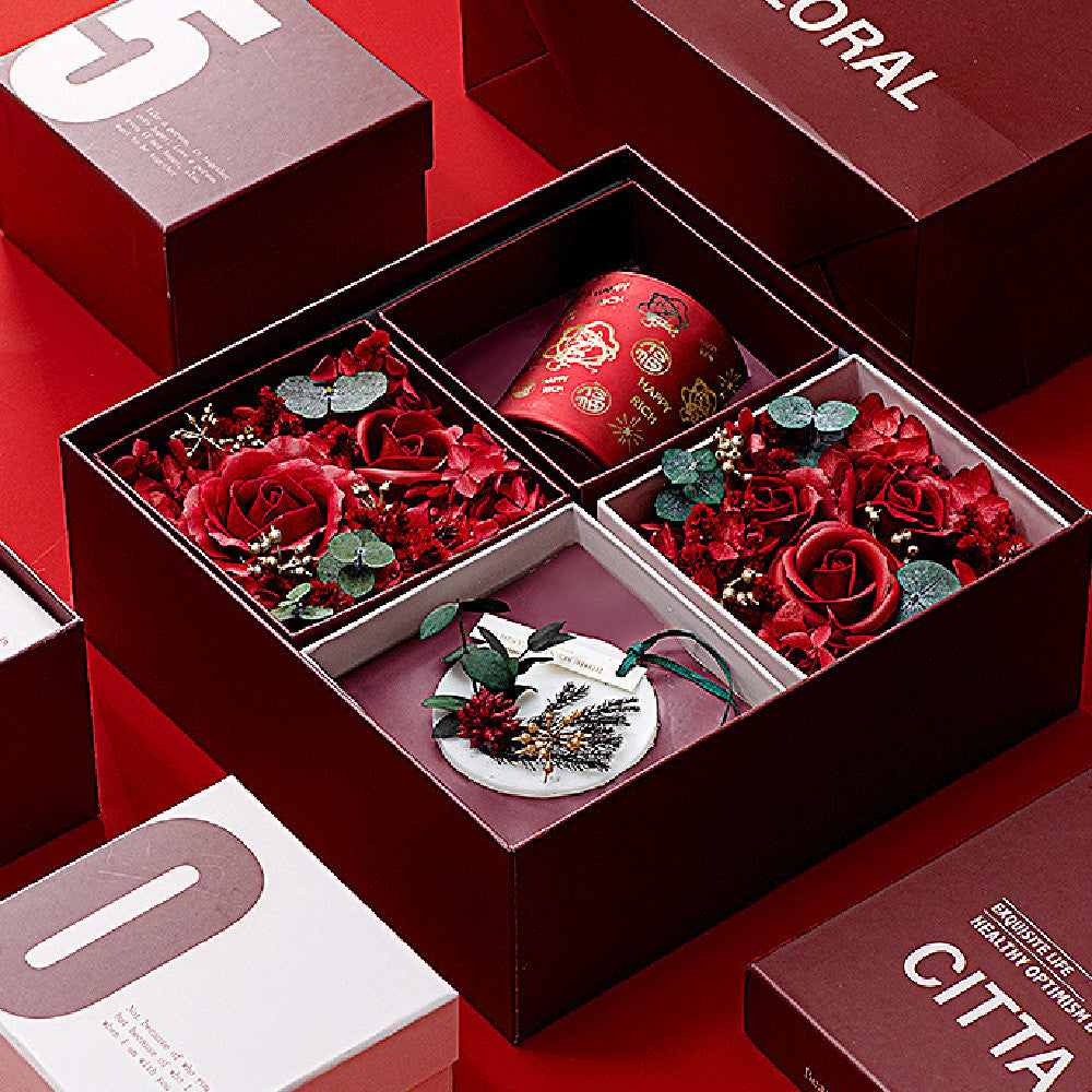 Valentine'S Day Creative Scented Candles Gift Box | Cozy Valentine Collection