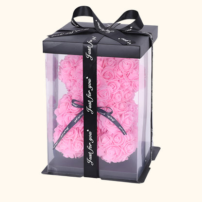 Preserved Rose with LED Light in Glass Dome – Valentine's Day Special | Cozy Gift Collection