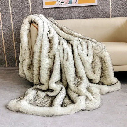 Luxury Faux Fur Blanket – Ultra Soft, Thick & Warm Throw Blanket | Cozy Blanket Collection