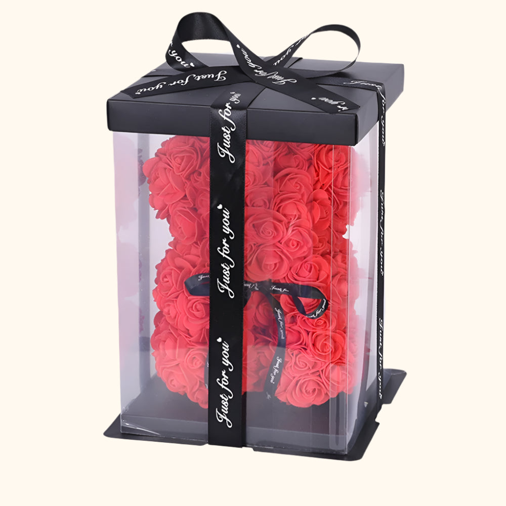 Preserved Rose with LED Light in Glass Dome – Valentine's Day Special | Cozy Gift Collection