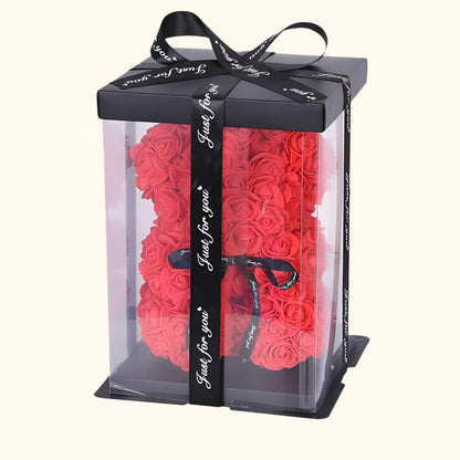 Preserved Rose with LED Light in Glass Dome – Valentine's Day Special | Cozy Gift Collection